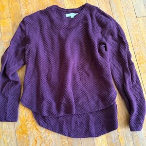 Loft Burgundy Sweater